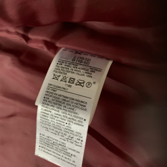 jacket , NWT burgundy , black and grey color . - Picture 12 of 16